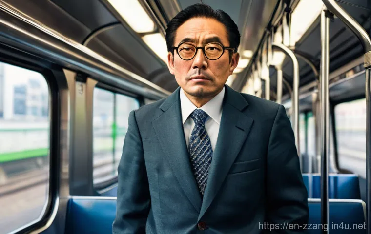 짱구 아빠 히로시의 직업과 배경 - **The Resilient Commuter**
A detailed, realistic illustration of a middle-aged Japanese salaryma...