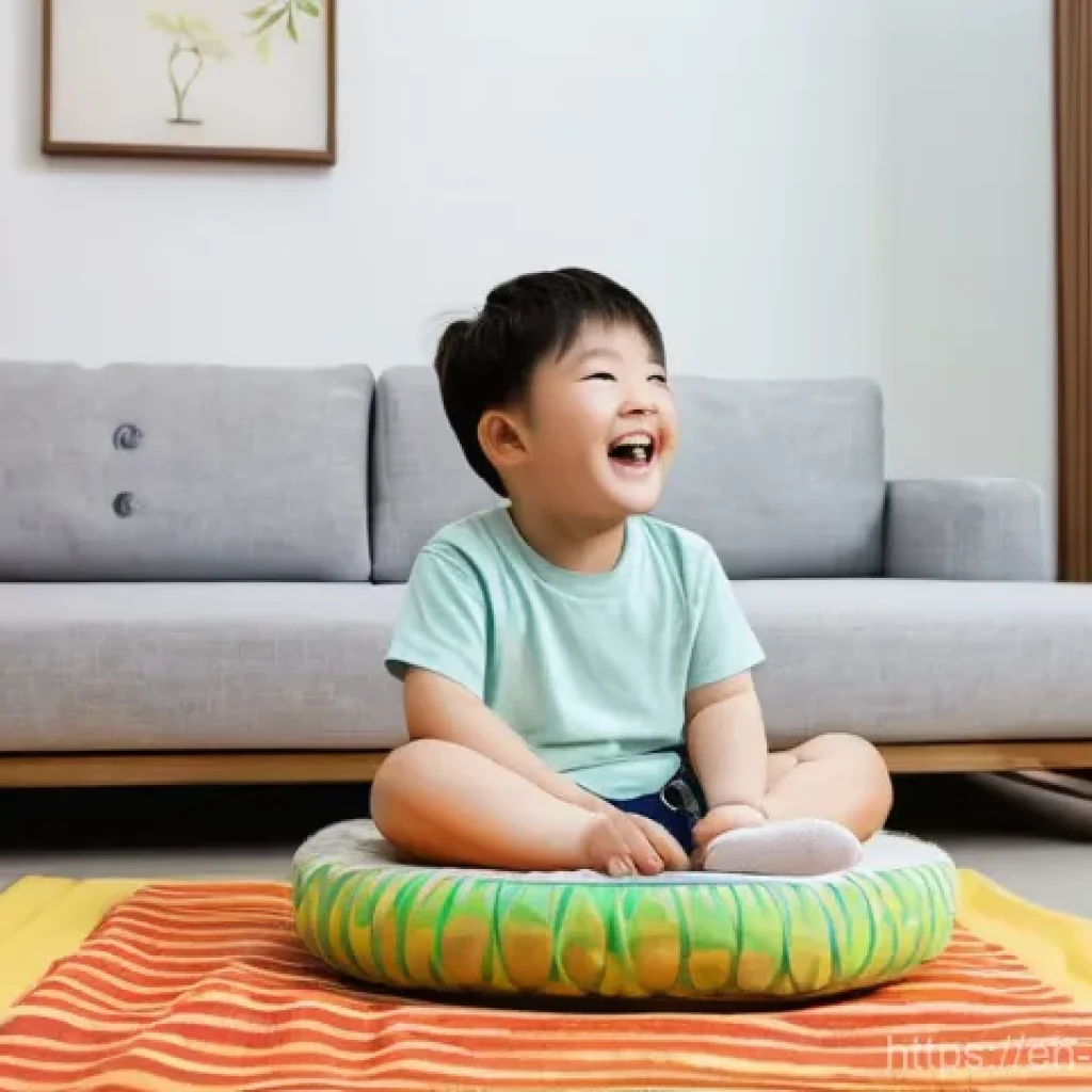 짱구의 국내 인기도와 이유 - **Prompt:** An animated scene depicting the Noh family (Korean localized names: Shin Jjangu, Bong Mi...