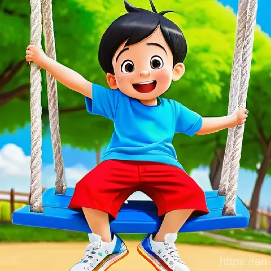 짱구 애니메이션 방영 국가와 인기 - **A Cheeky Five-Year-Old's Playful Pose:**
A vibrant, animated style image featuring a mischievo...